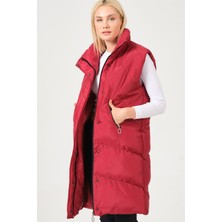 Dewberry Z6743 Dewberry Bayan Yelek-Bordo