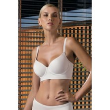 Orkide  8110 Soft Cup Desteksiz Sütyen-Beyaz