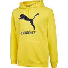 Puma S.k Cat - Unisex 22-23 Sarı Kapüşonlu Sweatshirt - 773139 03