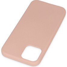 Happycase iPhone 11 Pro Max Kılıf Nano Içi Kadife  Silikon - Pudra