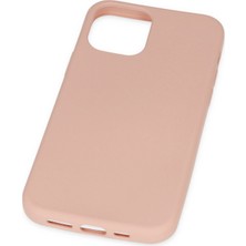 Happycase iPhone 11 Pro Max Kılıf Nano Içi Kadife  Silikon - Pudra