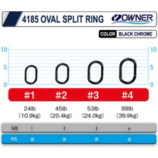 Owner 4185 Oval Split Ring 2