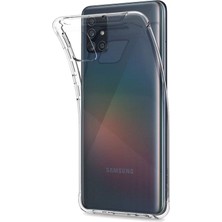 Happycase Samsung Galaxy A51 Kılıf Lüx Şeffaf Silikon