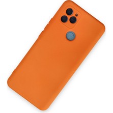 Happycase General Mobile Gm 22 Kılıf Nano Içi Kadife  Silikon - Turuncu