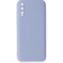 Happycase Huawei P Smart S Kılıf Nano Içi Kadife  Silikon - Lila