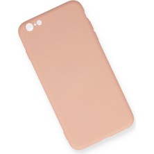 Happycase iPhone 6 Plus Kılıf Nano Içi Kadife  Silikon - Pudra