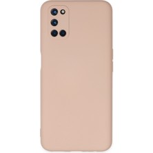 Happycase Oppo A72 Kılıf Nano Içi Kadife  Silikon - Pudra