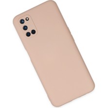 Happycase Oppo A72 Kılıf Nano Içi Kadife  Silikon - Pudra