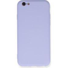 Happycase iPhone 6 Kılıf Nano Içi Kadife  Silikon - Lila