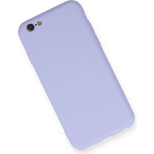 Happycase iPhone 6 Kılıf Nano Içi Kadife  Silikon - Lila