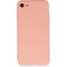 Happycase iPhone Se 2020 Kılıf Nano Içi Kadife  Silikon - Pembe