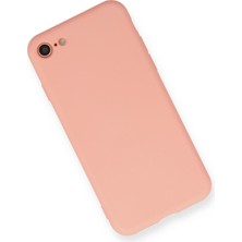 Happycase iPhone Se 2020 Kılıf Nano Içi Kadife  Silikon - Pembe