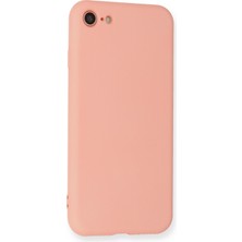 Happycase iPhone Se 2020 Kılıf Nano Içi Kadife  Silikon - Pembe