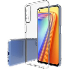 Happycase Realme 7 Pro Kılıf Lüx Şeffaf Silikon - Şeffaf