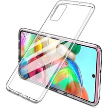 Happycase Realme 7 Pro Kılıf Lüx Şeffaf Silikon - Şeffaf