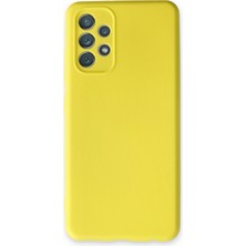 Happycase A13 4g Kılıf Nano Içi Kadife  Silikon - Sarı