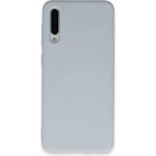 Happycase Samsung Galaxy A50S Kılıf Nano Içi Kadife  Silikon - Buz Mavisi