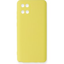 Happycase Samsung Galaxy A81 / Note 10 Lite Kılıf Nano Içi Kadife  Silikon - Sarı