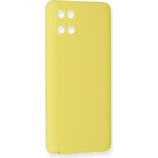 Happycase Samsung Galaxy A81 / Note 10 Lite Kılıf Nano Içi Kadife  Silikon - Sarı