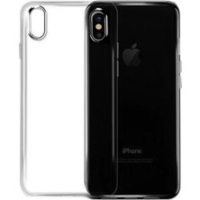 Happycase iPhone Xs Kılıf Lüx Şeffaf Silikon