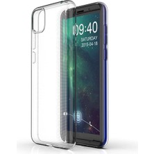 Happycase Huawei Y5P Kılıf Lüx Şeffaf Silikon - Şeffaf