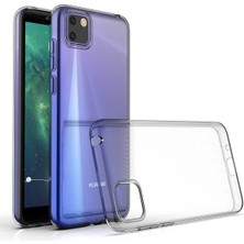 Happycase Huawei Y5P Kılıf Lüx Şeffaf Silikon - Şeffaf