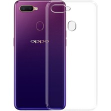 Happycase Oppo A12 Kılıf Lüx Şeffaf Silikon - Şeffaf