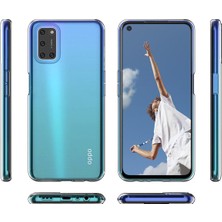 Happycase Oppo A92 Kılıf Lüx Şeffaf Silikon - Şeffaf