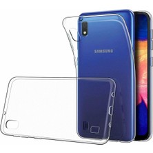 Happycase Samsung Galaxy A10 Kılıf Lüx Şeffaf Silikon