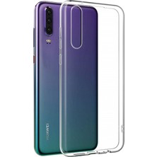 Happycase Huawei P30 Kılıf Lüx Şeffaf Silikon