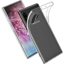 Happycase Samsung Galaxy Note 10 Plus Kılıf Lüx Şeffaf Silikon