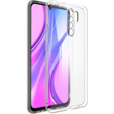 Happycase Xiaomi Redmi 9 Kılıf Lüx Şeffaf Silikon - Şeffaf