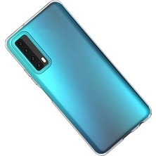 Happycase Huawei P Smart 2021 Kılıf Lüx Şeffaf Silikon - Şeffaf