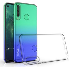 Happycase Huawei Y6P Kılıf Lüx Şeffaf Silikon - Şeffaf