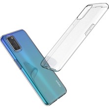 Happycase Oppo A72 Kılıf Lüx Şeffaf Silikon - Şeffaf