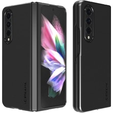 Lc.ımeeke Samsung Galaxy Z Fold4 5g Için Deri Telefon Kılıfı - Siyah (Yurt Dışından)