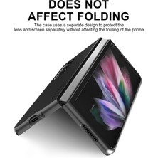 Lc.ımeeke Samsung Galaxy Z Fold4 5g Için Deri Telefon Kılıfı - Siyah (Yurt Dışından)