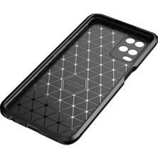 Kny Oppo A54 Kılıf Karbon Desenli Lux Negro Silikon