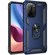 Kny Xiaomi Redmi K40 Pro Kılıf Ultra Korumalı Yüzüklü Manyetik Vega Kapak