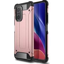 Kny Xiaomi Redmi K40 Pro Kılıf Ultra Korumalı Çift Katmanlı Armour Case