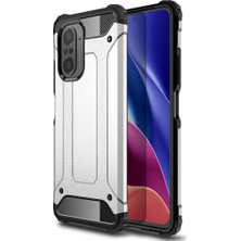 Kny Xiaomi Redmi K40 Pro Kılıf Ultra Korumalı Çift Katmanlı Armour Case