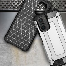 Kny Xiaomi Redmi K40 Pro Kılıf Ultra Korumalı Çift Katmanlı Armour Case