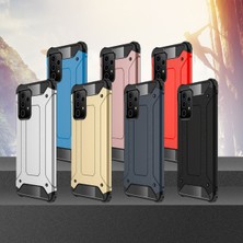 Kny Samsung Galaxy A72 Kılıf Çift Katmanlı Armour Case