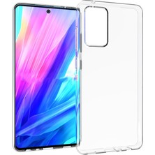 Kny Samsung Galaxy A52 Kılıf Ultra Ince Şeffaf Silikon