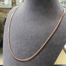  Gümüş Yassı Hasır Boyun Zinciri UC71F25