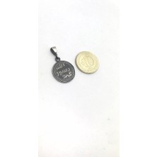 Erer Gümüş Gümüş Kitmir Duası ve Peygamber Efendimizin Mührü Kolye Ucu