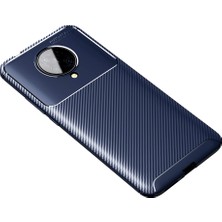 Kny Xiaomi Redmi K30 Pro Kılıf Karbon Desenli Lux Negro Silikon