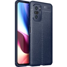 Kny Xiaomi Redmi K40 Pro Kılıf Deri Desenli Lux Niss Silikon