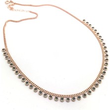  Gümüş Mistik Taşlı Gurmet Kolye NZ79F1