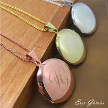 Kapaklı Yuvarlak Madalyon Kolye OZ54W2